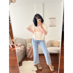 JEANS BORDADO COLORES