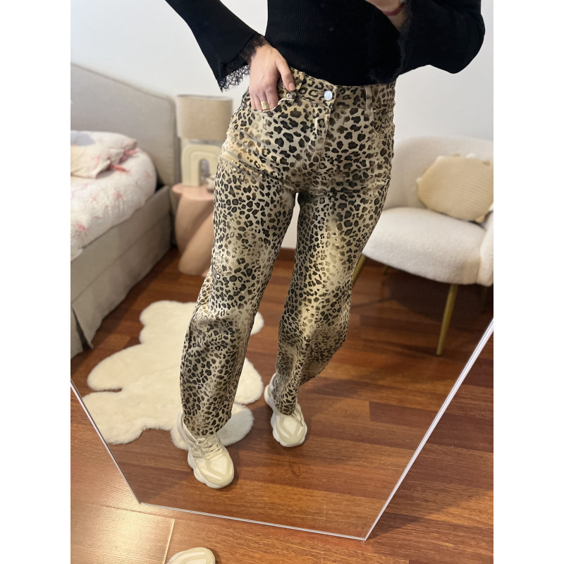 JEANS MUM ANIMAL PRINT