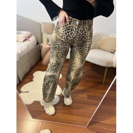 JEANS MUM ANIMAL PRINT