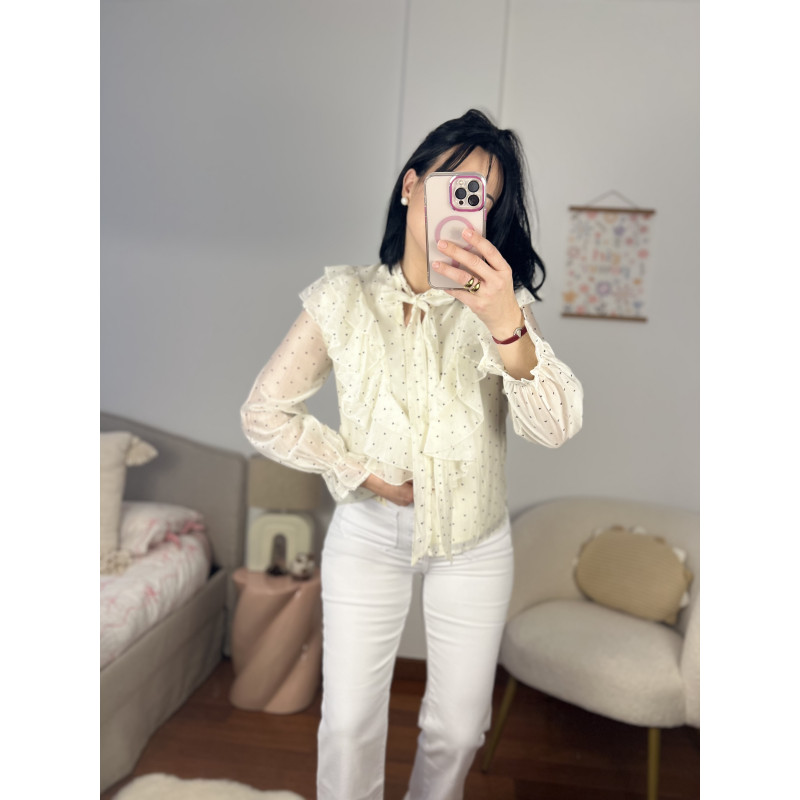 CAMISA GASA CORAZONES