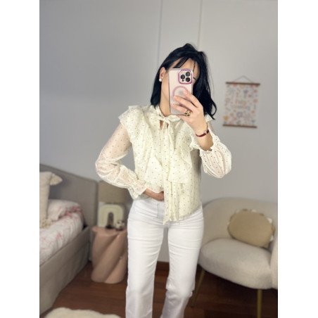 CAMISA GASA CORAZONES