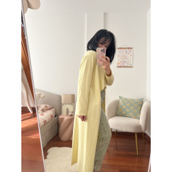 SUDADERA LARGA AMARILLA