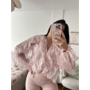 CAMISA VOLANTES ROSA