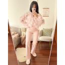 CAMISA VOLANTES ROSA