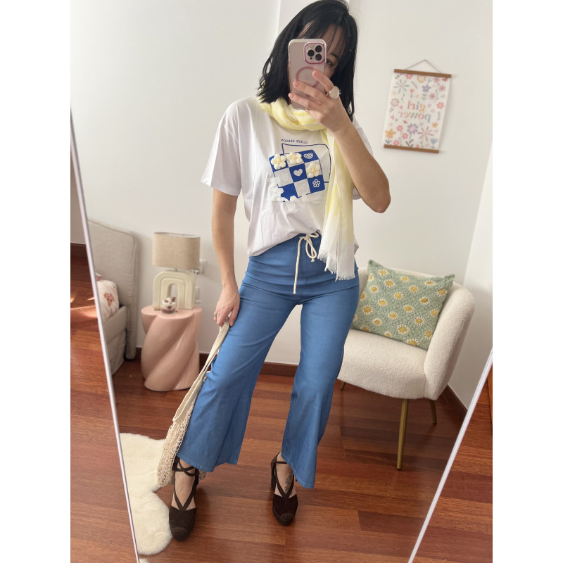 PANTALON FLUIDO DENIM