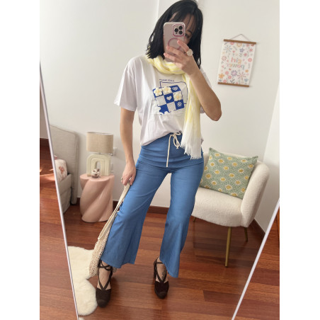 PANTALON FLUIDO DENIM