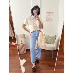 PANTALON FLUIDO DENIM