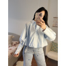 CAMISA Y TOP CELESTE