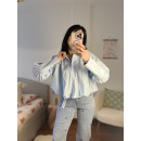 CAMISA Y TOP CELESTE