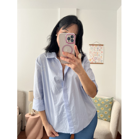 CAMISA CELESTE ESTRELLA