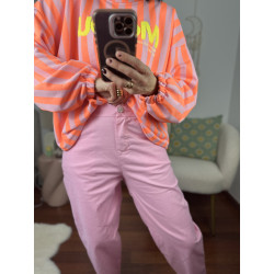 PANTALÓN ROSA BRILLANTE