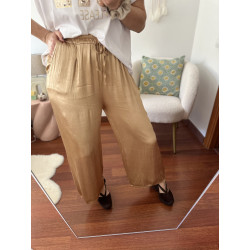 PANTALÓN RASO CAMEL