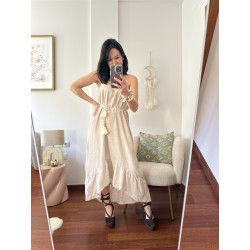 VESTIDO DESIGUAL VOLANTE