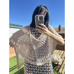 PONCHO BEIGE