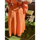 FALDA LINO NARANJA
