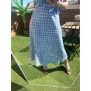 FALDA AZUL LUNARES