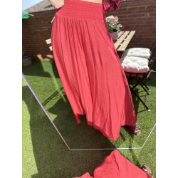 PANTALÓN PALAZZO ROJO