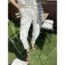 PANTALÓN BEIGE FLORES