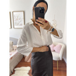 Camisa blanca tencel