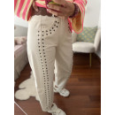PANTALÓN TACHAS BEIGE
