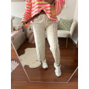 PANTALÓN TACHAS BEIGE