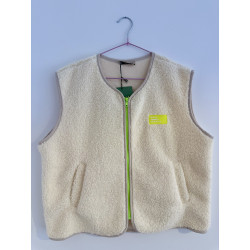 CHALECO BORREGO BEIGE