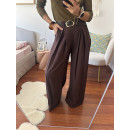 PANT PALAZZO CHOCO